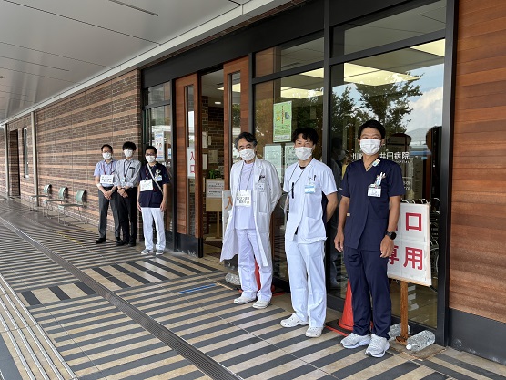 あいさつ運動の写真